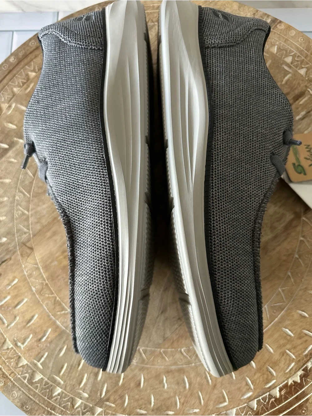 Skechers Men's 13 Slip On JAX Vegan Knitted Lace Up Memory Foam Loafer Shoes